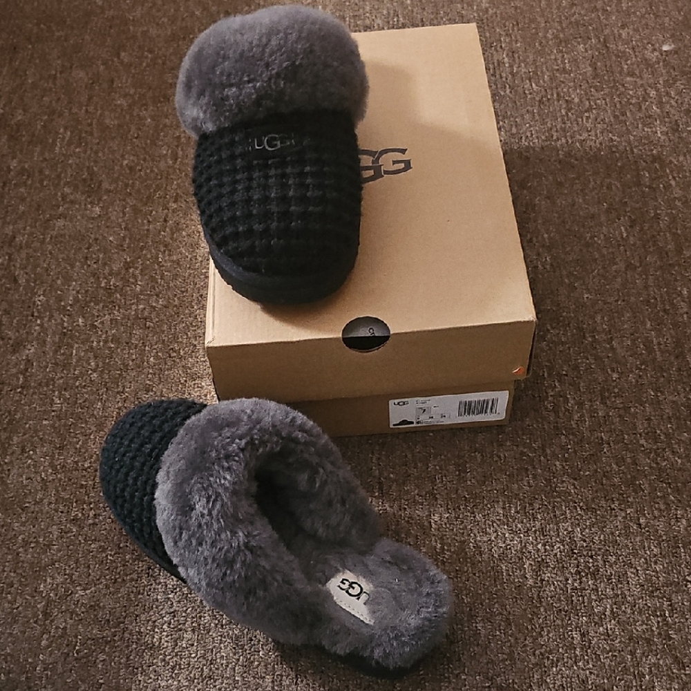 UGG Black Slippers